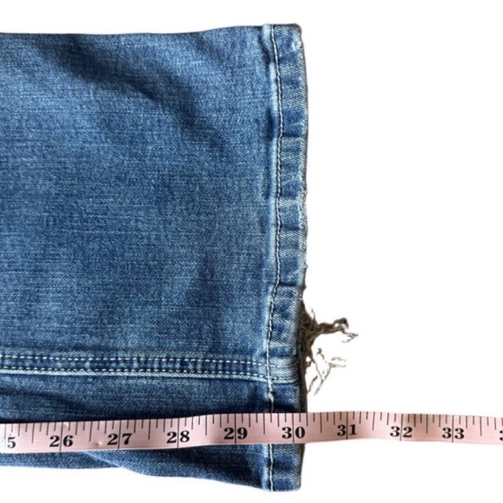 โจ EARL JEAN Rhinestone Fleur-de-Lis Slim Boot Jeans โ Womenโs 14 โจ - Picture 10 of 14